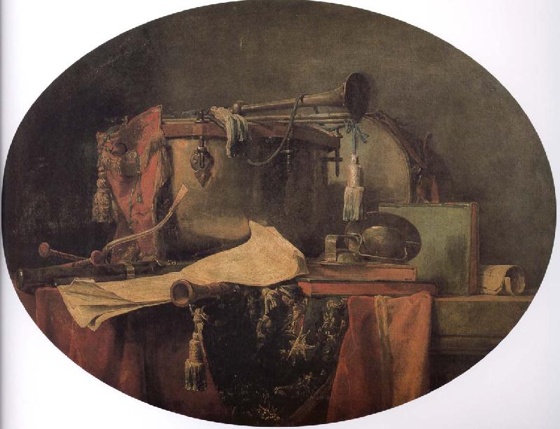 Jean Baptiste Simeon Chardin Military ceremonial instruments Germany oil painting art